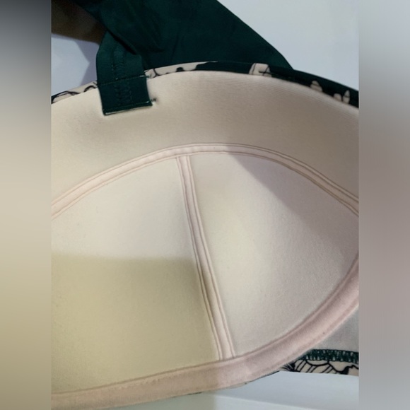 Adore Me Green and White Floral Off Shoulder Bikini Top NWT Size 0X - Picture 3 of 11